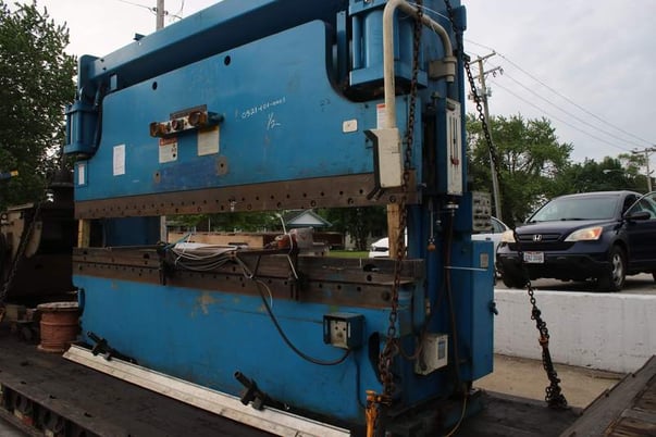 175 Ton, Cincinnati #175CBx12, hydraulic, 14' overall, 150" between housing, Hurco Autobend 7 CNC Back Gauge - Image 1