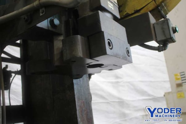70 Ton, Johnson #70, OBI press, 5" stroke, 17-1/2" Shut Height, air clutch & brake, 7.5 HP, #74096 - Image 2