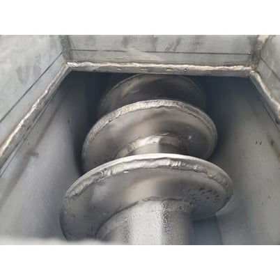 9" x 14" Thomas Conveyor #SC-9-L4/L6, Stainless Steel thermal screw, Hollowflight jacketed processor - Image 4