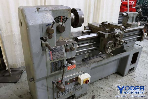17" x 42" Precimax #1742, gap bed engine lathe, 11" swing over cross slide, 4-jaw 10" chuck, 3 HP, #73037 - Image 3