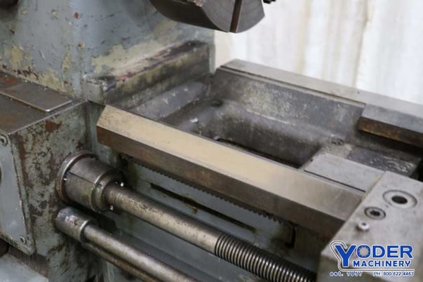 17" x 42" Precimax #1742, gap bed engine lathe, 11" swing over cross slide, 4-jaw 10" chuck, 3 HP, #73037 - Image 6