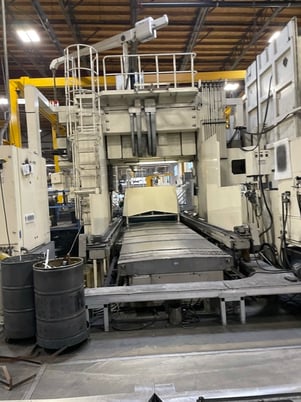 Okuma #MCR-BII2.5, bridge type machining center, 157" X, 125" Y, 31" Z, 180 automatic tool changer, 6000 RPM - Image 5