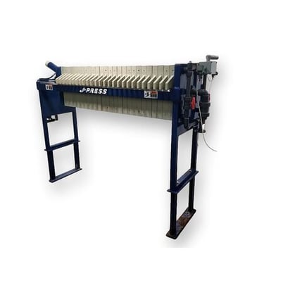JWI Inc. #470G32-25-4MYLW, 470mm j-press filter, 88 sq.ft., 7000 psi clamp pressure - Image 1