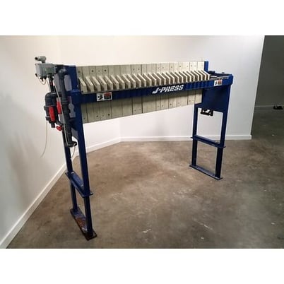 JWI Inc. #470G32-25-4MYLW, 470mm j-press filter, 88 sq.ft., 7000 psi clamp pressure - Image 3