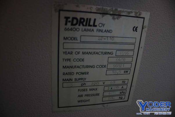 T-Drill #SP-110, tube end spinning machine, 6-8 Bar, 18 KW, 1996, #74092 - Image 3