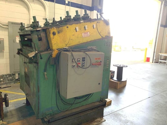 36" x .14" Coe Press Equipment #CPPS-PO-36, powered straightener - Image 1