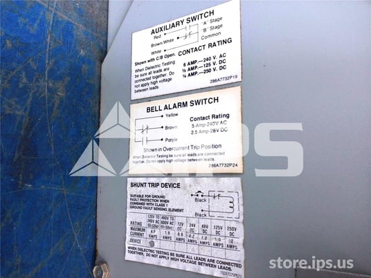 4000 Amps GE Tc Power Break Eo/do (tc4040) 120 Volts AC Control, Mvt Rms-9 Lig, 4000 Amps Ct, 4000 Amps Rp - Image 4