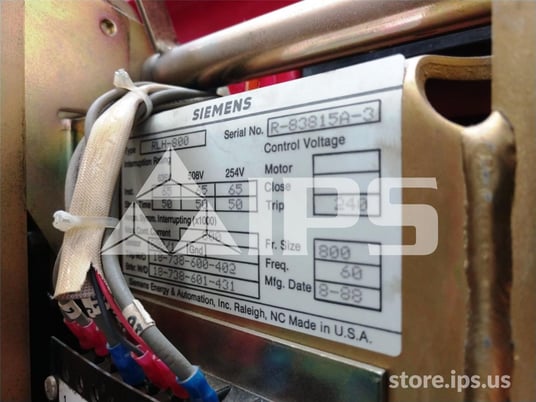 800 Amps Sa Rlh-800 Mo/do 240 Volts AC Trip, Static Trip Ii Lsig, 800 Amps Ct - Image 5
