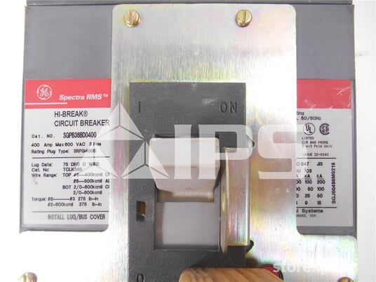 GE Spectra Sgp Mccb Mvt Plus Lsig, 200 Amps Rp, Padlock Provision - Image 2