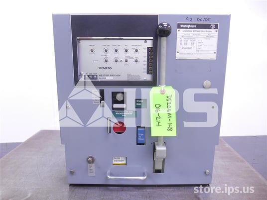 800 Amps WH Ds-206 Mo/do Westrip Rms-2000 Lsig, 600 Amps Ct, Dual Switch Bell Alarm - Image 1