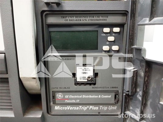 2500 Amps GE Ssd Power Break Ii Eo/do (ssd25) 120 Volts AC Control, 24 Volts DC Shunt Trip, Mvt Plus Lsi - Image 5