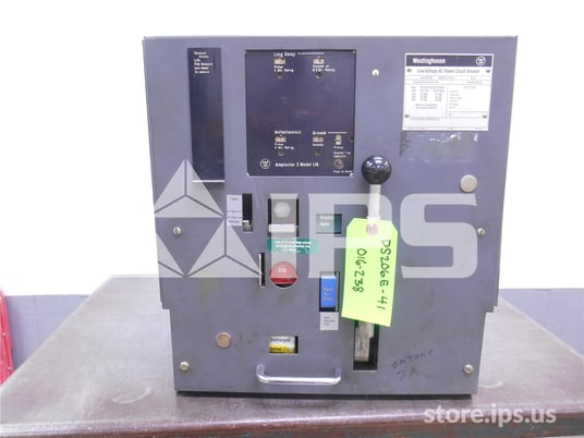 800 Amps WH Ds-206 Eo/do 125 Volts DC Control, Amptector I Lig, 300 Amps Ct - Image 1