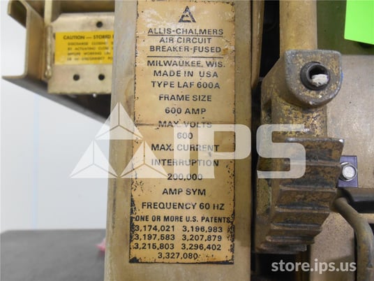 600 Amps Sa Laf-600a Mo/do Static Trip Ii Ls, 600 Amps Ct, 800 Amps Fuse - Image 3