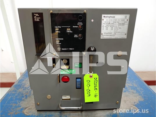 800 Amps WH Ds-206 Eo/do 120 Volts AC Control, Amptector I-a Li, 800 Amps Ct - Image 1