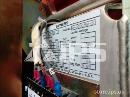 800 Amps Sa Rlh-800 Mo/do 240 Volts AC Trip, Static Trip Ii Lsig, 400 Amps Ct - Image 5