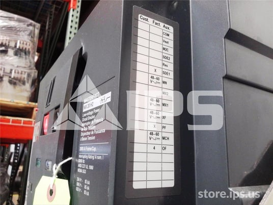 2000 Amps Square D Masterpact Nw20 H2 Eo/bi Wn5ffv41a9sdddxbba 48 Volts DC Control, 48 Volts DC Uv - Image 4