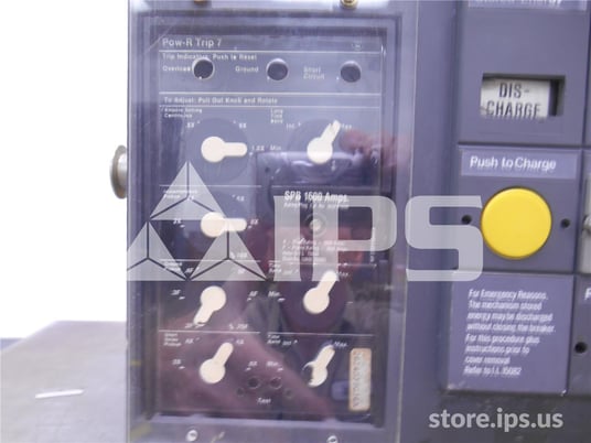 1600 Amps WH Spb-65 Eo/do (spb65) 120 Volts AC Control, 24 Volts DC Trip, Pow-r Trip 7 Lsig, 1600 Amps Rp - Image 4