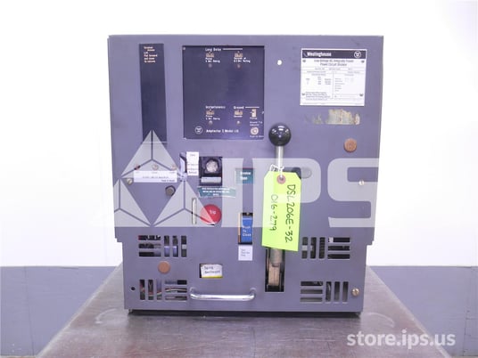 800 Amps WH Dsl-206 Eo/do 125 Volts DC Control, Amptector I Lig, 600 Amps Ct, 2000 Amps Fuse - Image 1