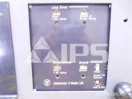 800 Amps WH Dsl-206 Eo/do 125 Volts DC Control, Amptector I Lig, 600 Amps Ct, 2000 Amps Fuse - Image 3