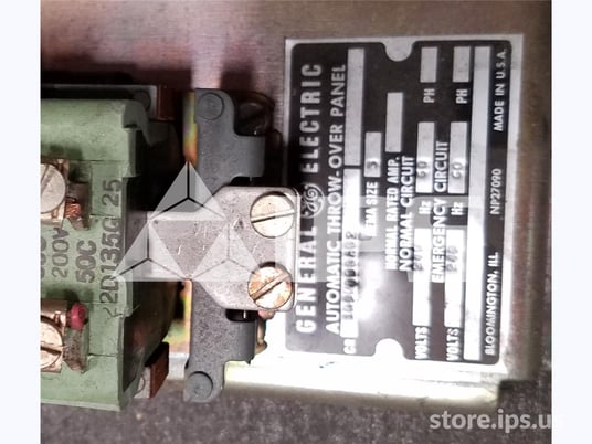 GE Automatic Throw Over Panel 240 Vac, Size 3 - Image 2