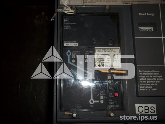 2000 Amps WH Spb-65 Eo/bi Compact Frame (spb65) 120 Volts AC C/c, 24 Volts DC Trip, Rms 510 Li, 2000 Amps Ct - Image 3