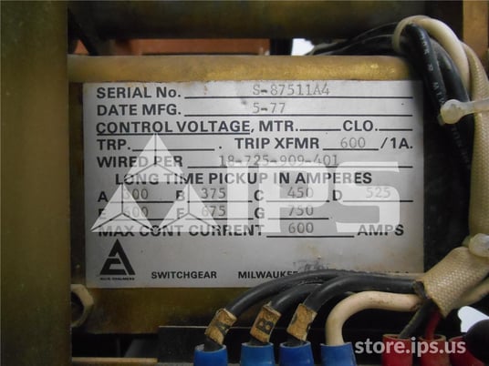 600 Amps Sa Laf-600a Mo/do Static Trip Ii Ls, 600 Amps Ct, 800 Amps Fuse - Image 2