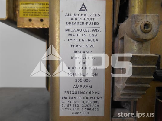 600 Amps Sa Laf-600a Mo/do Static Trip Ii Ls, 600 Amps Ct, 800 Amps Fuse - Image 4