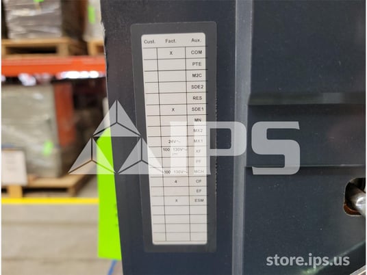 3200 Amps Square D Masterpact Mtz2 32h3 Eo/do Unused Surplus (mtz232h3) 120 Volts AC Control, 24 Volts AC - Image 4