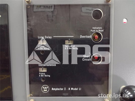 800 Amps Square D Ds-206s Eo/do 125 Volts DC Controls, Amptector Ia Li, 300 Amps Ct - Image 4