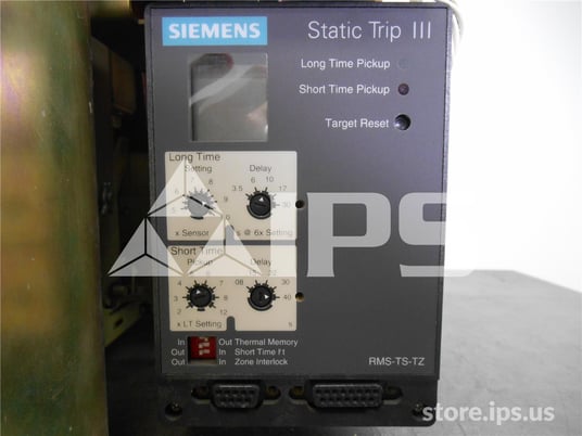 600 Amps, Sa Laf-600b Mo/do Parts Unit, Static Trip Iii Ls, 600 Amps Ct, 800 Amps Fuse - Image 2