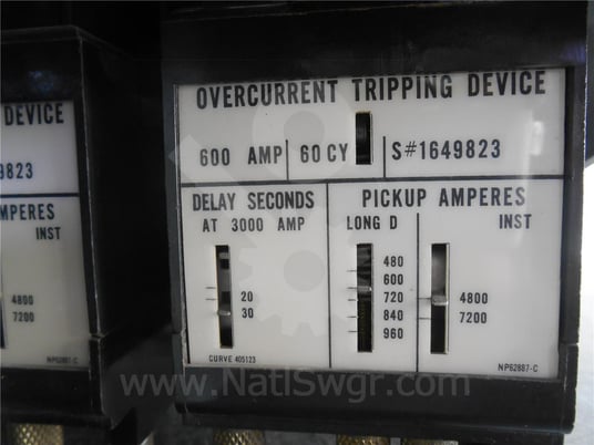 600 Amps WH Db-25 Mo/do 3p Sa Series Li 600 Amps - Image 2