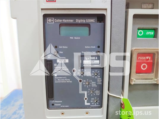 1600 Amps Ch Mds8163wea16cuanan4ymanax Eo/do (mds816) 120 Volts AC Control, Digitrip 520mc Lsi, 1600 Amps Ct - Image 4