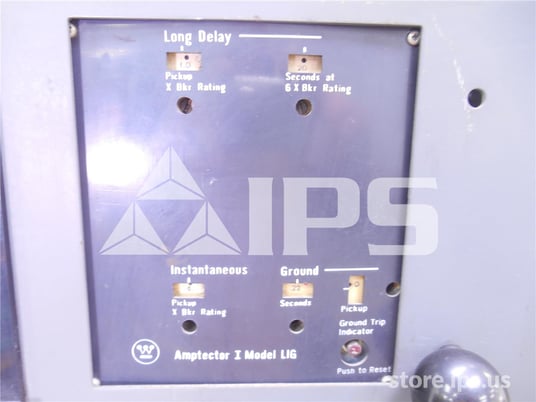 800 Amps WH Dsl-206 Eo/do 125 Volts DC Control, Amptector I Lig, 600 Amps Ct, 2000 Amps Fuse - Image 3