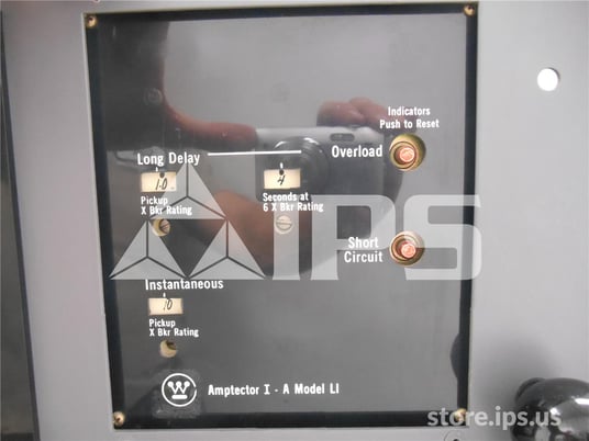 800 Amps Square D Ds-206s Eo/do 125 Volts DC Controls, Amptector Ia Li, 600 Amps Ct - Image 2
