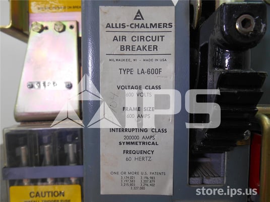 600 Amps AC La-600f Mo/do Static Trip Iii Ls, 600 Amps Ct, 800 Amps Fuse - Image 3