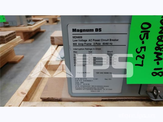 800 Amps Ch Mdn6083xea06cunmnnnnnnnax Mo/do Unused Surplus (mdn608) Digitrip 520mc Lsi, 600 Amps Ct, 600 Amps - Image 2