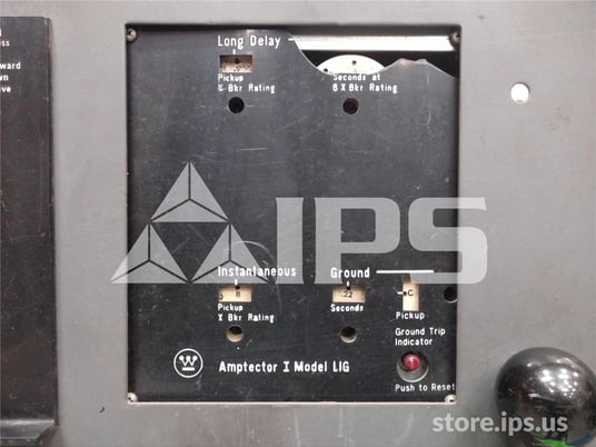 800 Amps WH Ds-206 Eo/do 125 Volts DC Control, Amptector I Lig, 300 Amps Ct - Image 4