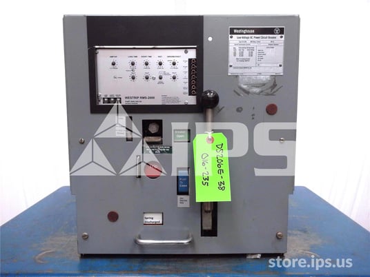 800 Amps WH Ds-206 Eo/do 125 Volts DC Control, Westrip Rms-2000 Lsig, 300 Amps Ct - Image 1
