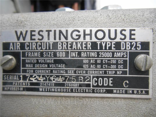 600 Amps WH Db-25 Mo/do 3p Sa Ac-pro Lsig, 300-600 Amps Ct - Image 3