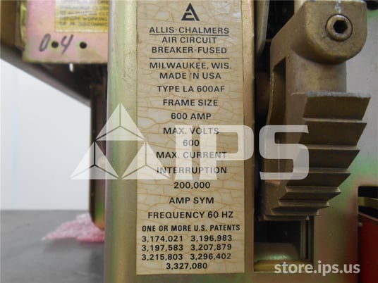 600 Amps Sa Laf-600a Mo/do Static Trip Ii Ls, 600 Amps Ct, 800 Amps Fuse - Image 3