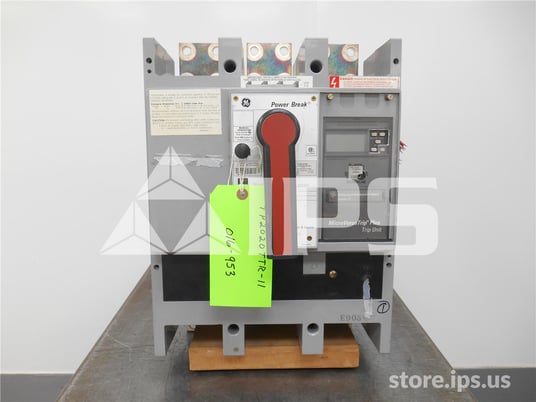 2000 Amps GE Tp Power Break Mo/bi (tp2020) Mvt Plus C220lig With Comm, 2000 Amps Ct, 2000 Amps Rp, With Aux - Image 1