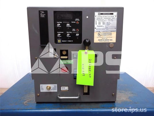 800 Amps Square D Ds-206 Eo/do 120 Volts AC Control, Amptector I-a Lsi, 800 Amps Ct, Bell Alarm - Image 1