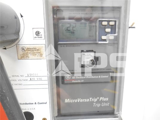 1600 Amps GE Tp Power Break Eo/bi (tp1616) 120 Volts AC Control, Mvt Plus Lig, 1600 Amps Ct - Image 3