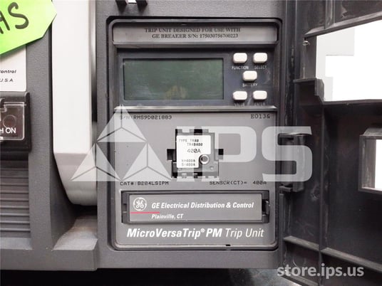 800 Amps GE Shd Power Break Ii Mo/do (shd08) Mvt Pm Lsi, 400 Amps Ct, 400 Amps Rp - Image 4