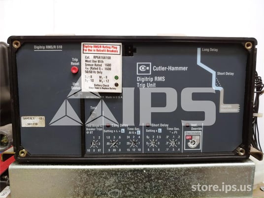 1600 Amps ITE K-1600 Black Eo/do 125 Volts DC Control, Digitrip Rms 510 Ls Retrofit, 1600 Amps Ct, Bell Alarm - Image 4
