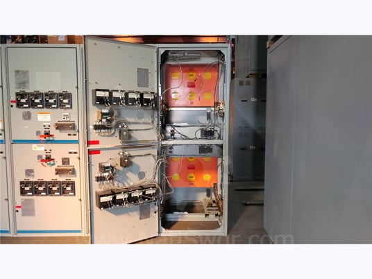 15 KV GE Vb/vb1 Indoor Switchgear 2-1200 Amps Breaker Compartments, 125 Volts DC Control - Image 9