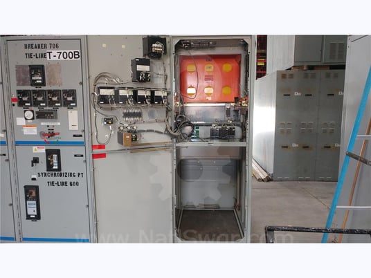 15 KV GE Vb/vb1 Indoor Switchgear 2000 Amps Breaker Compartment, Blank, 125 Volts DC Control - Image 7