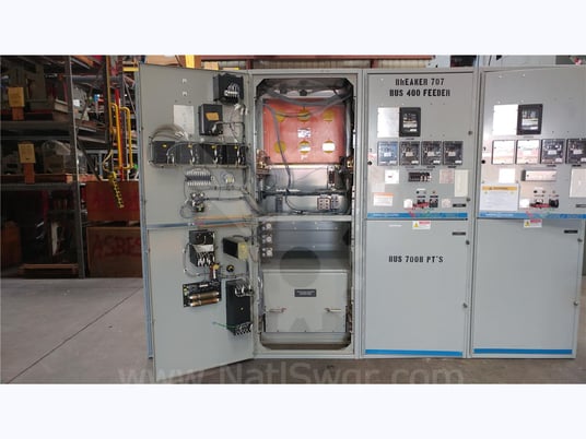15 KV GE Vb/vb1 Indoor Switchgear 2000 Amps Breaker Compartment, Blank, 125 Volts DC Control - Image 9