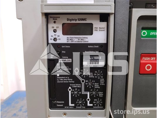 1600 Amps Ch Mdsx163wea16cmnmnn6ynnnax Mo/do (mdsx16) Digitrip 520mc Lsig, 1600 Amps Ct, 1600 Amps Rp, Bell - Image 4
