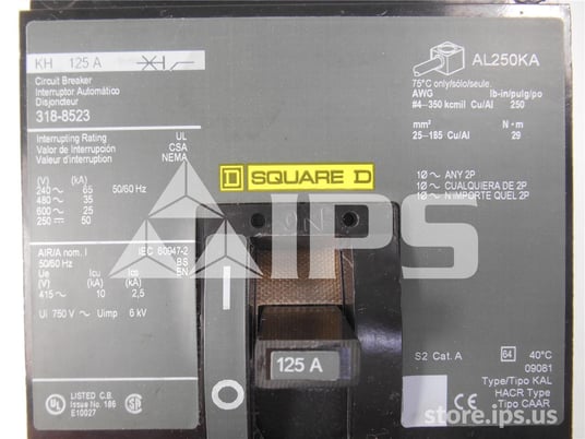 Square D Kh I-line Mccb 125at - Image 2